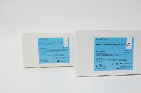 کیت تست آنتی ژن بزاق CE MSDS SARS-CoV-2 کیت تست هنری با دقت بالا