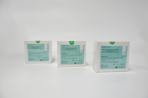 کیت تست سریع آنتی بادی 20PCS SARS-CoV-2 ایمونوکروماتوگرافی