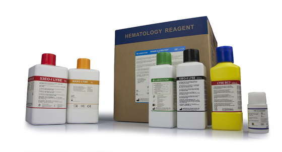 3 قسمت آنالایزر Reagent CBC Reagnet سازگار با Mindray Reagent هماتولوژی