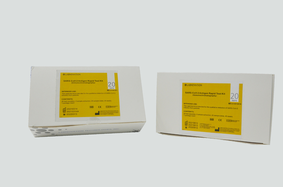 دستگاه تست سریع 20PCS SARS-CoV-2 Ag 15 دقیقه کیت تست سواب بینی