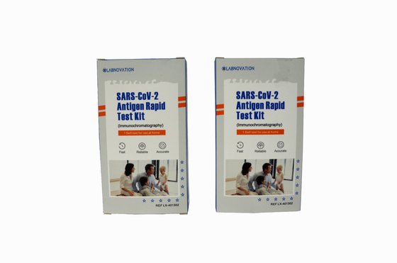 کیت تست سریع آنتی ژن Labnovation SARS CoV 2 نمونه بینی برای خودآزمایی