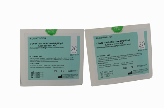 کیت تست سریع آنتی بادی SARS-CoV-2 IgG IgM با حساسیت 90 درصد