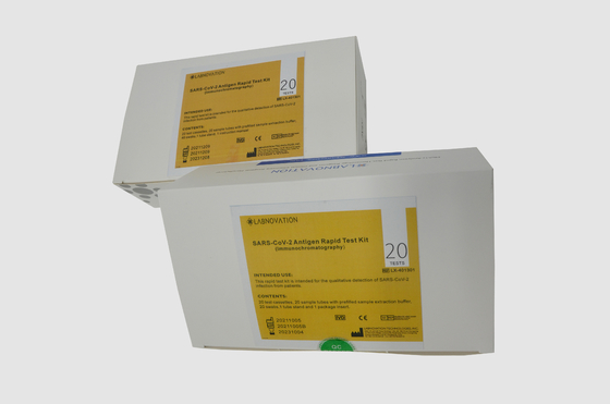 کیت تست سریع آنتی ژن SARS-CoV-2 Labnovation تشخیص کیفی یک مرحله ای