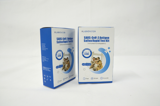 کیت خودآزمایی بزاق Labnovation SARS CoV 2 بسته بندی منفرد خودآزمایی آنتی ژن