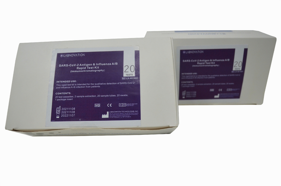 کیت تست آنتی ژن آنفلوانزای A B CE SARS-CoV-2 با دقت بالا