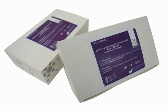 کیت تست آنتی ژن آنفلوانزای A&amp;B CoV-19 کیت تست آنفولانزای A و B با ویژگی بالا 90%