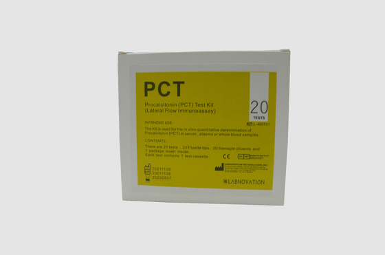 IVD جریان جانبی ایمونواسی کیت تست POCT کیت تست پروکلسی تونین PCT