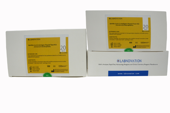 کیت تست سریع آنتی ژن SARS-CoV-2 تشخیصی دارای گواهینامه CE 20 تست/کیت
