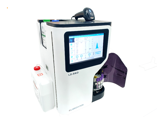 آنالایزر برای آزمایش HbA1c Labnovation آخرین آنالایزر LD-560 HbA1c آنالایزر دارای گواهینامه IFCC