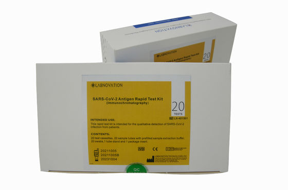 کیفیت  Professional CoV-19 Antigen Rapid Test Kit Simple Operation High Accuracy کارخانه