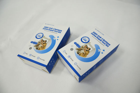 کیفیت  SARS-CoV-2 Saliva Self Test Kit Single Pack Portable RTK Ag Saliva Test Kit کارخانه
