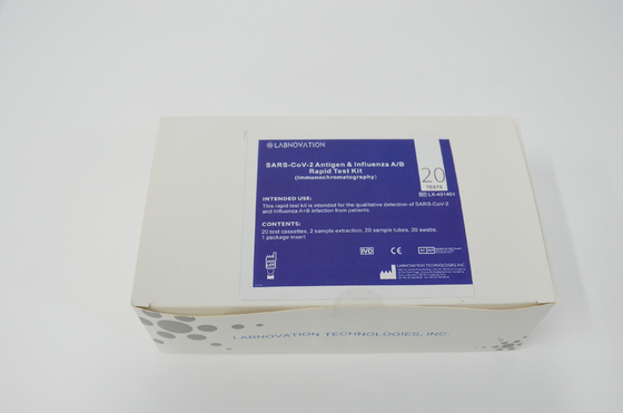 کیت تست آنتی ژن سریع آنفولانزای جریان جانبی SARS-CoV-2 ISO9001