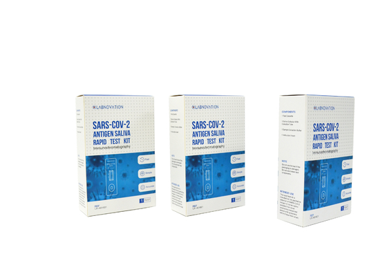 کیت تست آنتی ژن بزاق آزمایشگاهی ISO13485 کیت 1 تست سریع آنتی ژن