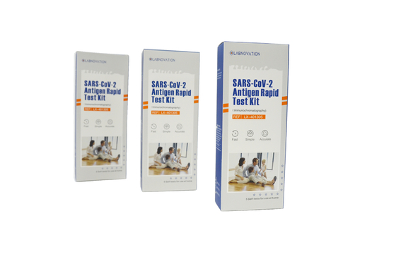 کیت تست سریع آنتی ژن ISO9001 پلاستیک Sars Cov 2 نتیجه در 15 دقیقه تست آزمایشگاهی