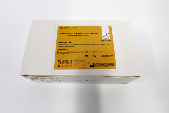 کیت تست سریع آنتی ژن SARS-CoV-2 Labnovation تشخیص کیفی یک مرحله ای