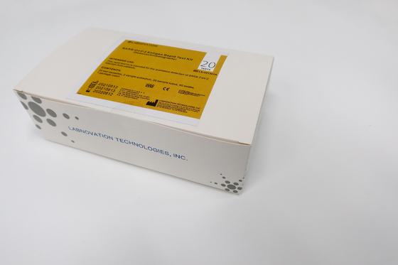 دستگاه تست سریع 20PCS SARS-CoV-2 Ag 15 دقیقه کیت تست سواب بینی