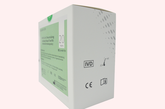 کیت تست آنتی بادی خنثی کننده OEM ODM COVID-19 20 تست در هر جعبه
