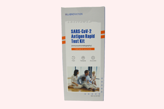 کیت تست سریع آنتی ژن CoV-19 ایمن قابل اطمینان 15 دقیقه کیت خودآزمایی آنتی ژن 5PCS خودآزمایی