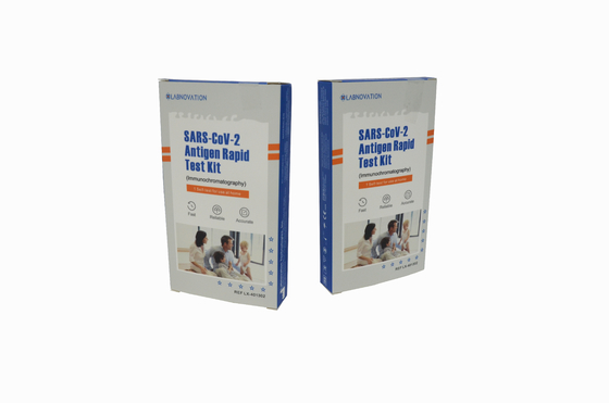 کیت تست سریع آنتی ژن Labnovation SARS CoV 2 نمونه بینی برای خودآزمایی