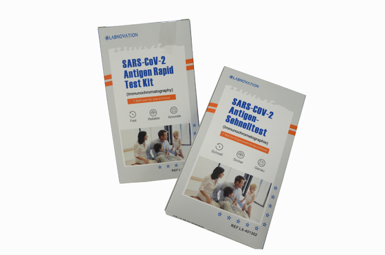 کیت خودآزمایی آنتی ژنی بسته بندی تکی برای تشخیص SARS-CoV-2 نوکلئوکپسید دارای گواهینامه CE