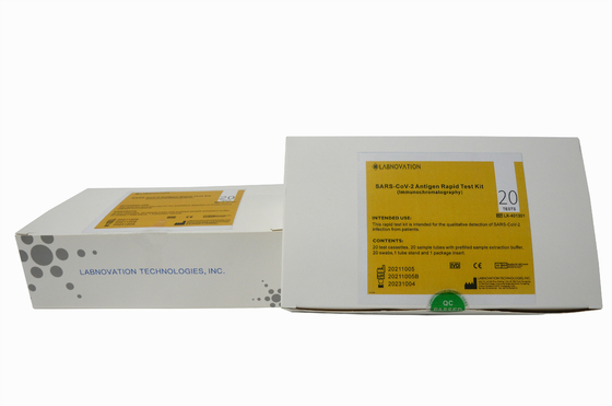 کیت تست سریع آنتی ژن یک مرحله ای سواب بینی دارای گواهینامه CE برای SARS-CoV-2