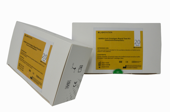 کیت تست تشخیصی پزشکی حرفه ای 20 تست / کیت کیت تست سواب سریع SARS-CoV-2