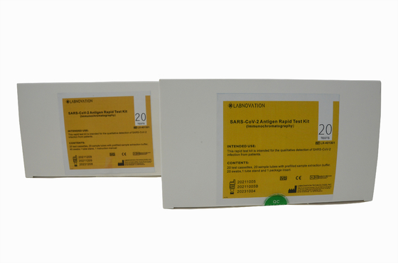 کیت تست تشخیصی پزشکی حرفه ای 20 تست / کیت کیت تست سواب سریع SARS-CoV-2