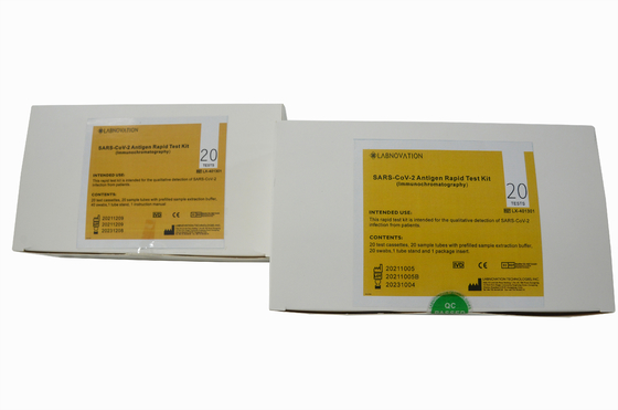 تست آنتی ژن SARS-CoV-2 کیت تست سریع آنتی ژن ISO13485 MSDS در 10-15 دقیقه