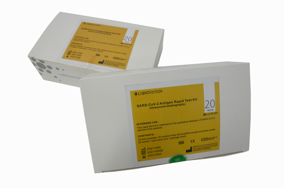 تست آنتی ژن SARS-CoV-2 کیت تست سریع آنتی ژن ISO13485 MSDS در 10-15 دقیقه