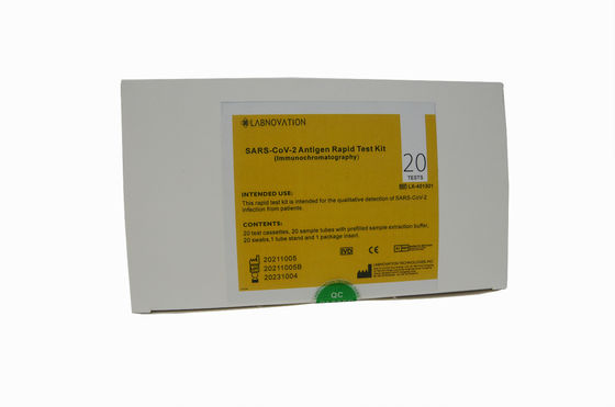 کیت تست سریع آنتی ژن CoV-19 کیت تست سریع آنتی ژن 20 کیت تست ساده عملکرد استفاده حرفه ای