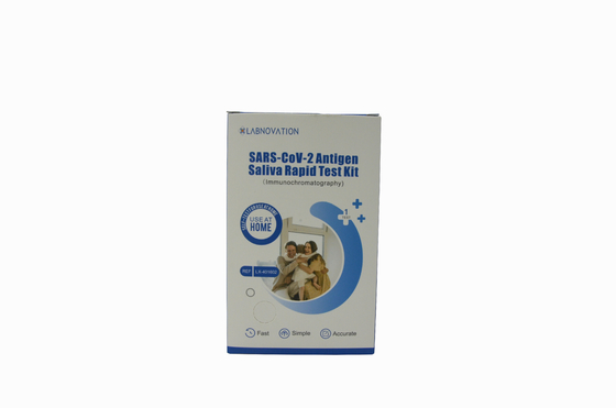 بسته تکی خودآزمایی کیت آزمایش سریع بزاق آنتی ژن SARS CoV 2 Labnovation