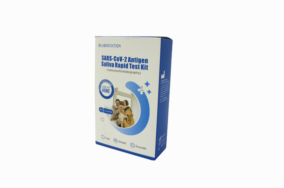بسته تکی خودآزمایی کیت آزمایش سریع بزاق آنتی ژن SARS CoV 2 Labnovation