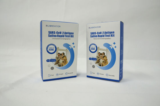 کیت خودآزمایی بزاق SARS-CoV-2 بسته تکی قابل حمل کیت آزمایش بزاق RTK Ag