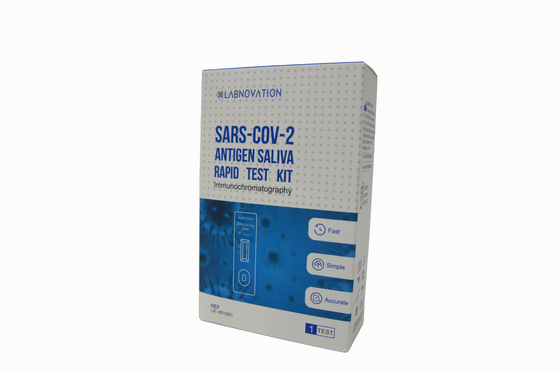 کیت تست بزاق دستگاه تست سریع آنتی ژن قابل حمل ISO Cov-19 تایید شده توسط KKM