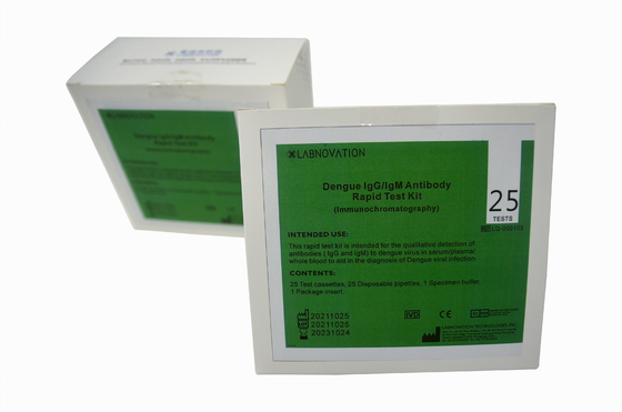 کیت تست آنتی بادی دنگی Igm Igg 30 ul Little Compens ISO 13485