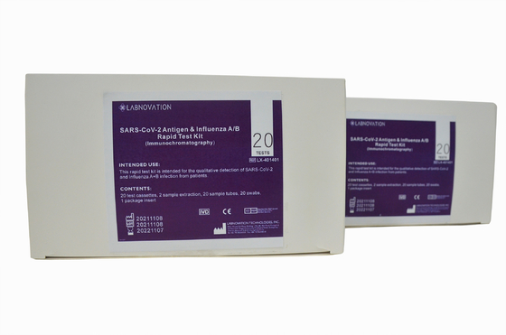 کیت تست 20 تست آنتی ژن آنفلوانزا AB حرفه ای CoV-19