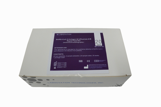 کیت تست آنفلوانزای AB ISO13485 NS NP OP 90% ویژگی