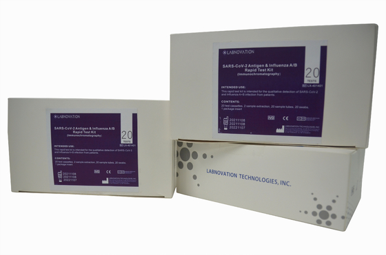 Labnovation Fast Antigen Influenza AB Test Kit 20 تست کاست