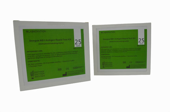 کیت آنتی ژن ISO13485 پلاستیک یک مرحله ای دنگی NS1