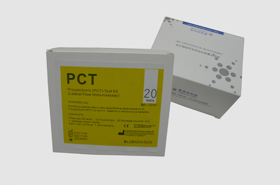 IVD جریان جانبی ایمونواسی کیت تست POCT کیت تست پروکلسی تونین PCT