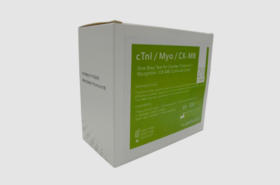 کیت تست One Step CTnI Myo CK MB کیت تست سریع Myoglobin Cardiac Troponin I