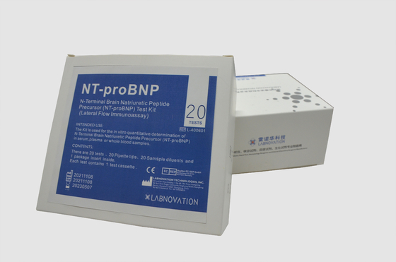 تست نارسایی قلبی POCT کیت تست NT-ProBNP پیش‌ساز پپتید ناتریورتیک مغزی N-Terminal