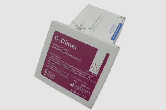 تعیین کمیت آزمایشگاهی کیت تست D-Dimer Immunoassay جریان جانبی