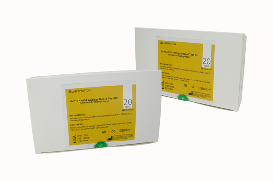 کیت تست آنتی ژن ISO13485 Sars-Cov-2 زمان تست 15 دقیقه 20 تست/کیت