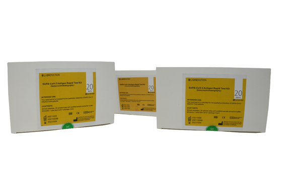کیت تست سریع آنتی ژن SARS-CoV-2 تشخیصی دارای گواهینامه CE 20 تست/کیت